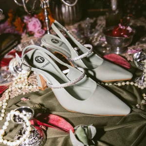 Zapatilla de Fiesta Trender color Verde para Mujer