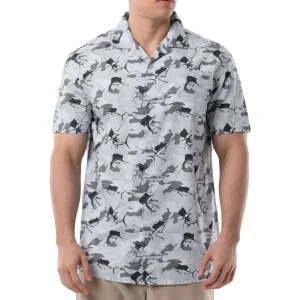 CAMISA DE HOMBRE MANGA CORTA CAMO SAIL / GUY HARVEY