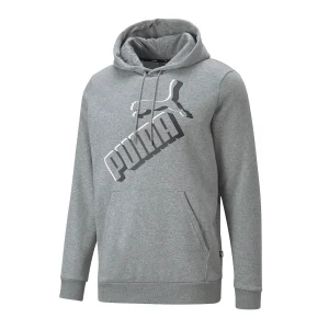 Polera Urbano Hombre Puma Ess+ Big Logo Hoodie Fl