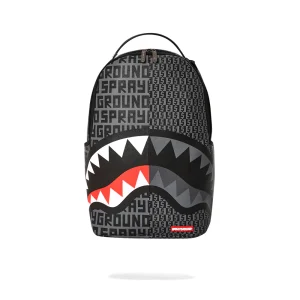 Mochila Urbano Unisex Sprayground Split Infinity Check In Grey