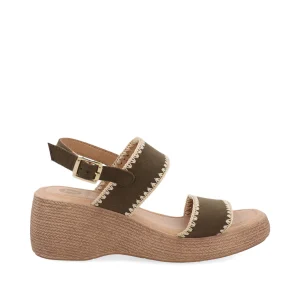 Sandalia Casual Trender color Verde para Mujer