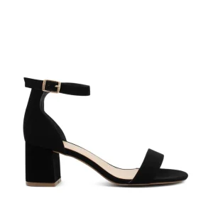 Sandalia de tacón estilo casual Trender color Negro