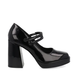 Zapatilla De Vestir Trender color Negro Charol para Mujer