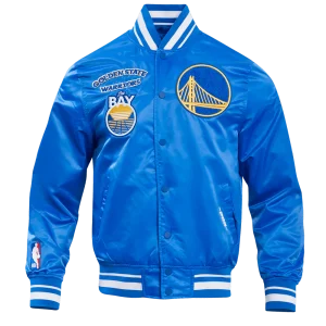 Pro Standard Chaqueta Hombre Golden State Warriors - Satinada
